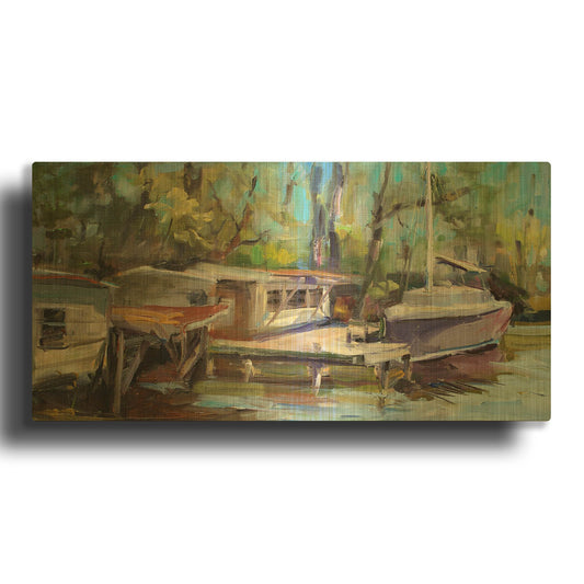 'Afternoon Rest' By Carol Hallock Gold Metal Wall Art