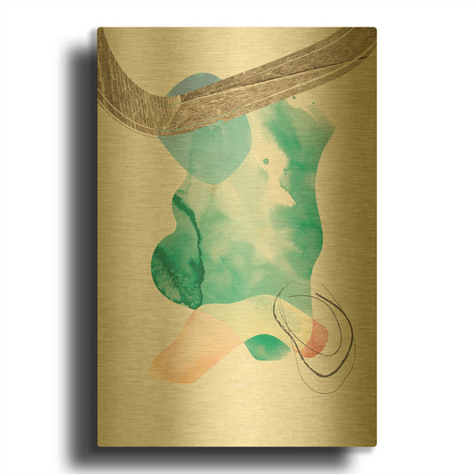 'Eternal Radiance No. 2' By Louis Duncan Gold Metal Wall Art
