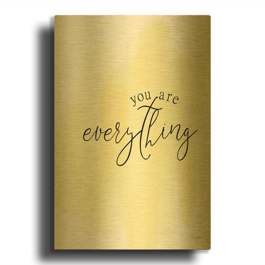 'You Are My Everything' By Jaxn Blvd Gold Metal Wall Art
