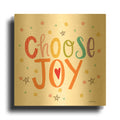 'Choose Joy' By Lisa Larson Gold Metal Wall Art
