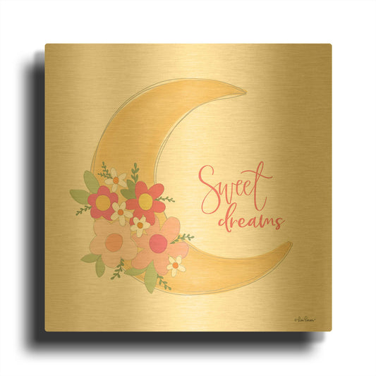 'Sweet Dreams' By Lisa Larson Gold Metal Wall Art