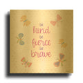 'Be Kind II' By Lisa Larson Gold Metal Wall Art