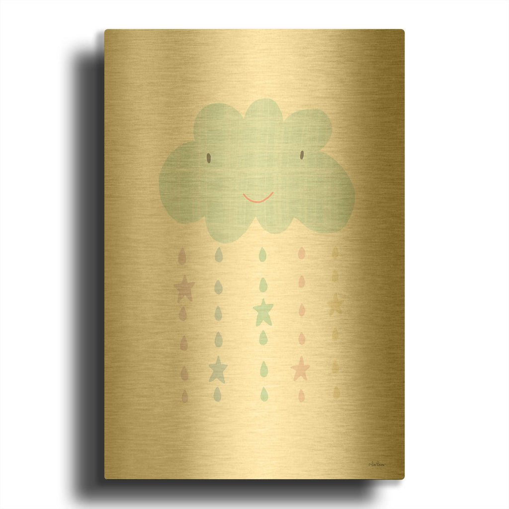 'Star Drops' By Lisa Larson Gold Metal Wall Art