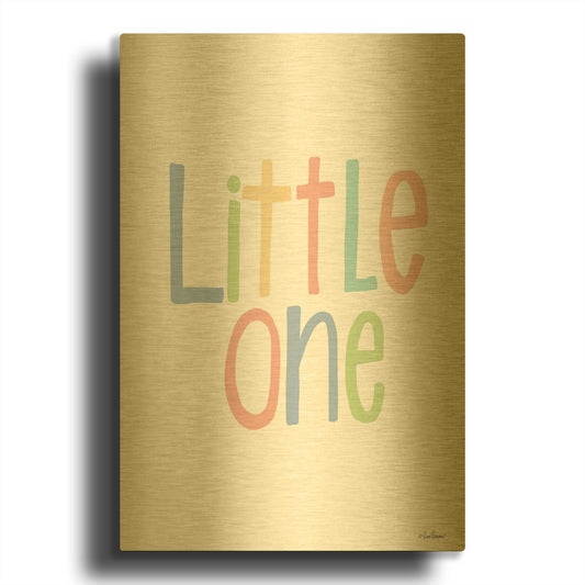 'Little One' By Lisa Larson Gold Metal Wall Art