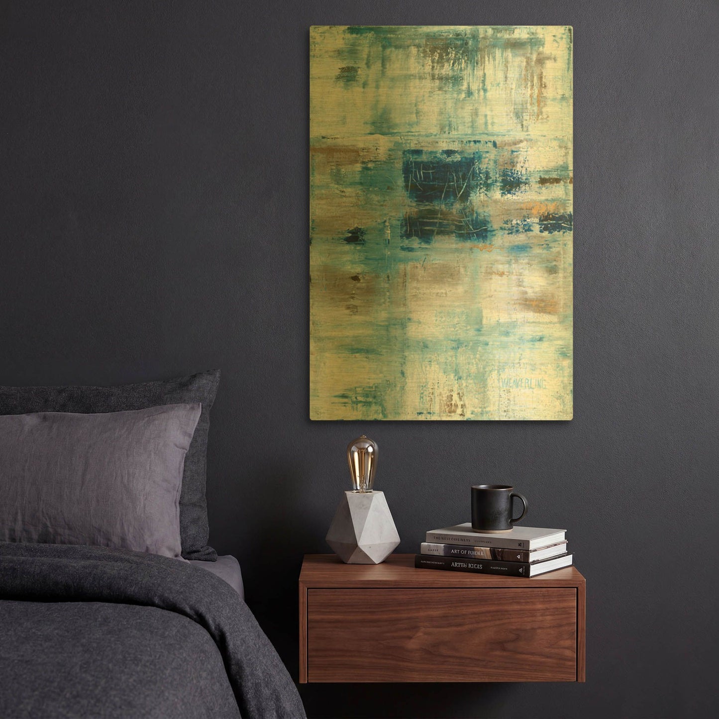 'Heaven' By Julie Weaverling Gold Metal Wall Art