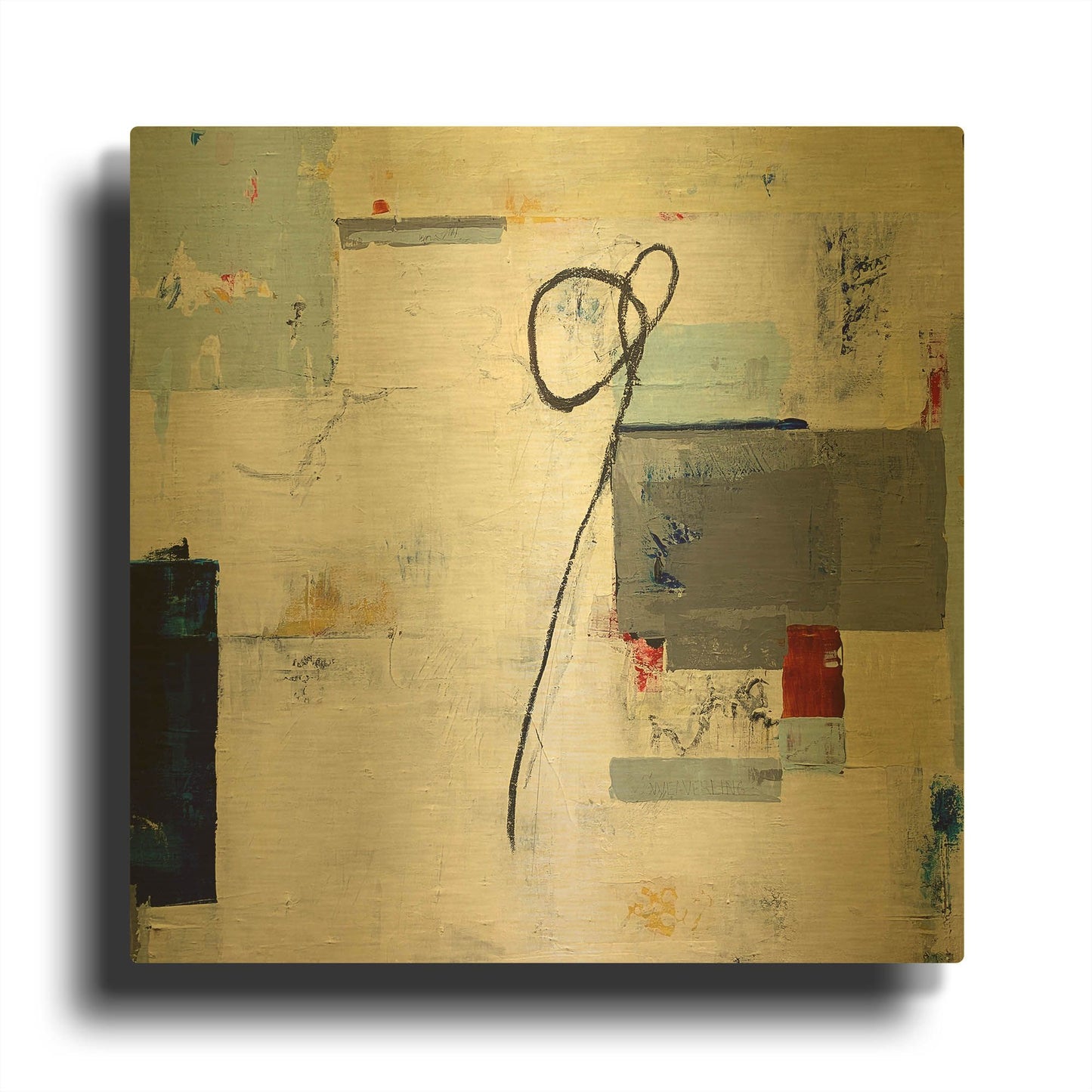 'Home Free' By Julie Weaverling Gold Metal Wall Art