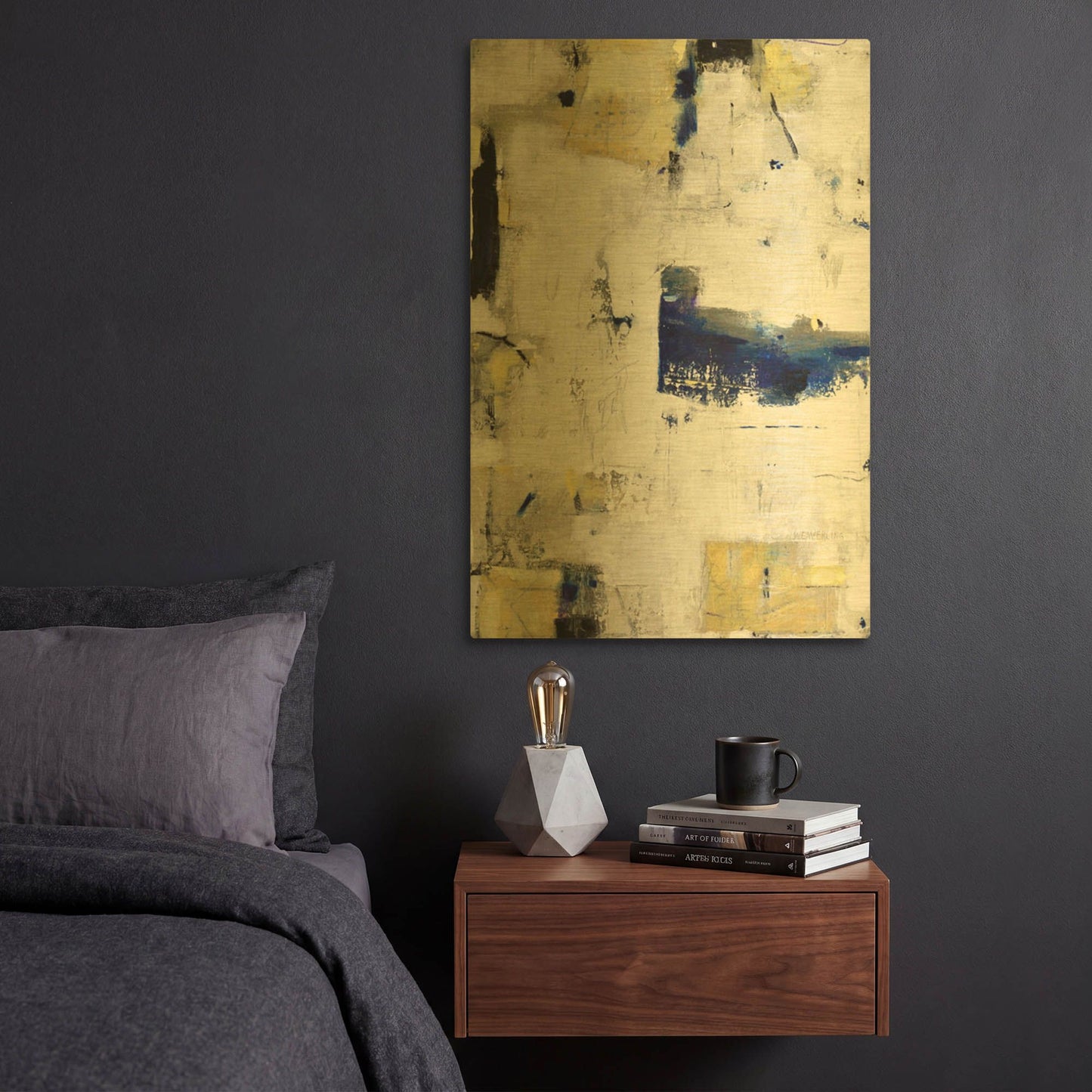 'Here I Stand' By Julie Weaverling Gold Metal Wall Art