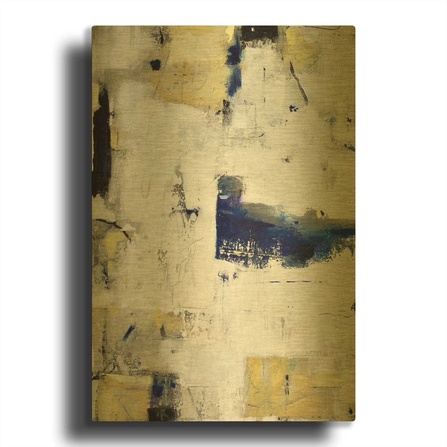 'Here I Stand' By Julie Weaverling Gold Metal Wall Art