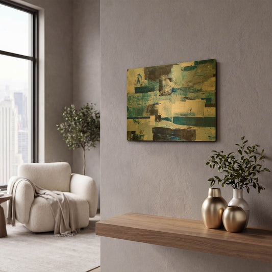 'Becoming' By Julie Weaverling Gold Metal Wall Art